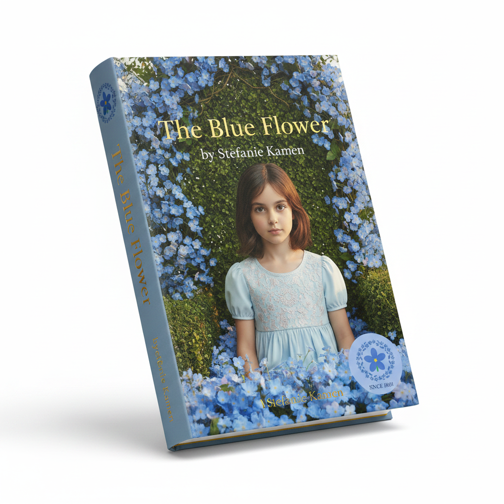Blue Edition: Book "The Blue Flower" (novel) by Stefanie Kameen – Bild 2