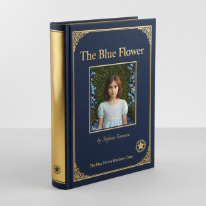 Gold Edition: Book "The Blue Flower" (novel/artbook) by Stefanie Kameen, (Ltd. Ed. 50 Stück)